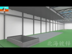 پروژه خط تولید خط تولید کارخانه گالوانیزه گرم اتوماتیک صنعتی