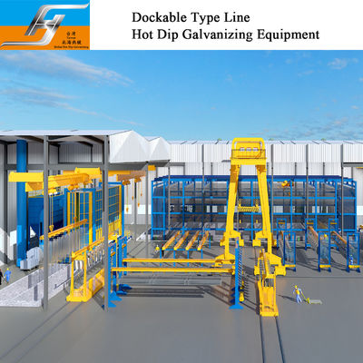 Dockable Type Hot Dip Galvanizing Equipment Line