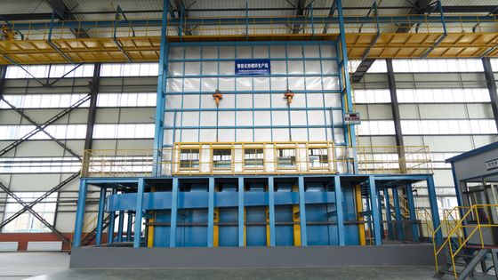 کیفیت  Hot Dip Galvanizing Enclosures On The Furnace کارخانه